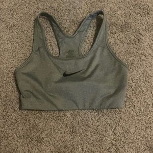 Gray Nike Sports bra